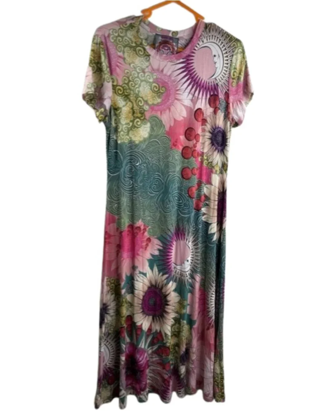 Johnny Was The Janie Favorite Cap Sleeve Midi Dress Size M Floral NWOT - Picture 4 of 10